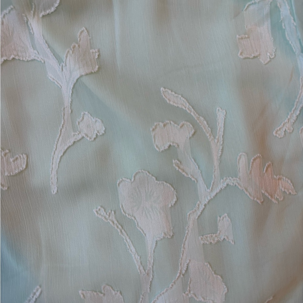Lulus Tailor Made For You Mint Green Jacquard Lace-Up Maxi Dress - Picture 9 of 12